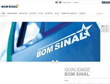 Tablet Screenshot of bomsinal.com